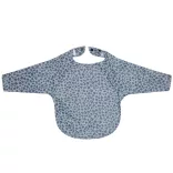 Bébé-Jou Zásterka s dlhými rukávmi - Leopard Blue