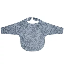 Bébé-Jou Zásterka s dlhými rukávmi - Leopard Blue
