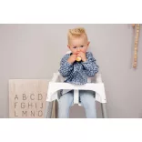 Bébé-Jou Zásterka s dlhými rukávmi - Leopard Blue
