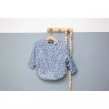 Bébé-Jou Zásterka s dlhými rukávmi - Leopard Blue