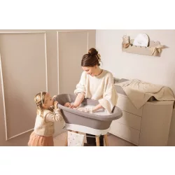   Súprava Bébé-Jou Babakád Sense Chalk Brown a Sense White stojan