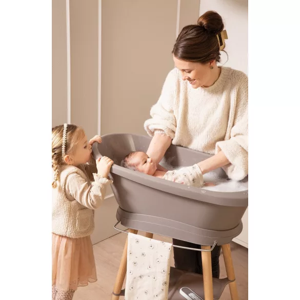 Digitálna detská vaňa Bébé-Jou Sense Edition – Chalk Brown