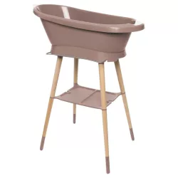  Súprava digitálnej detskej vaničky Bébé-Jou Sense Edition so stojanom – Mocha Mousse