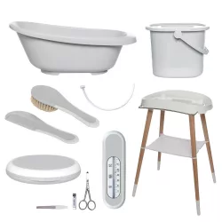 Bébé-Jou Kúpeľná sada Sense 7-dielna - Light Grey