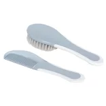 Kúpeľná súprava Bébé-jou Sense 7-dielna s textilným košíkom v odtieni Celestial Blue