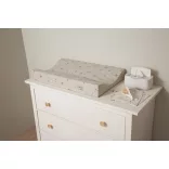 Bébé-Jou Prebaľovacia podložka 72x44 cm - Tiny Sheep allover Taupe