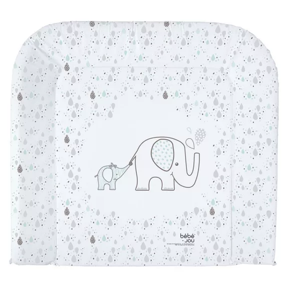Bébé-Jou Prebaľovacia podložka 72x77 cm - Ollie grey/white