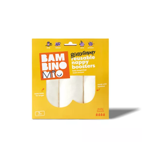 Bambino Mio revolučná opakovane použiteľná absorpčná vložka do plienok Nappy Booster Daily Boost, balenie po 3 ks