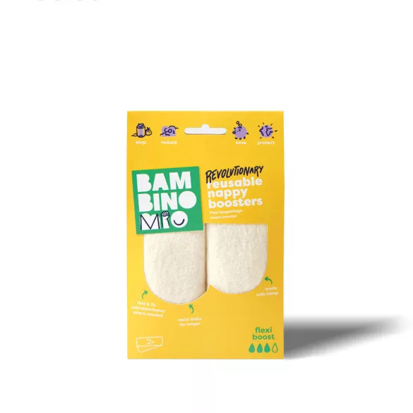 Bambino Mio Revolúcia v oblasti opakovane použiteľných vložiek do plienok Flexi Boost 2 balenia
