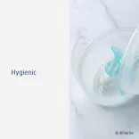 Difrax Sterilizátor cumíkov v tvare vajca – priehľadný