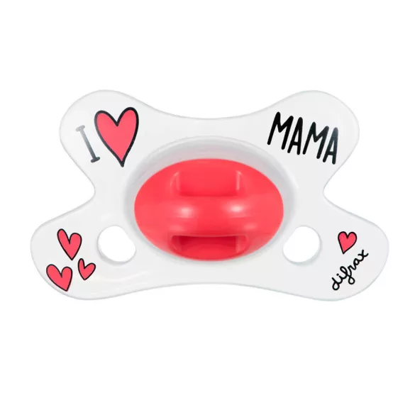 Anatomický cumlík Difrax – I LOVE MAMA 6+