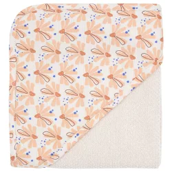 LUMA Froté uterák s kapucňou - Flowerfever Nude