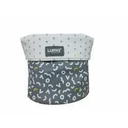 LUMA Malý úložný košík - Memphis Grey