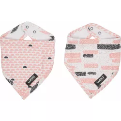 LUMA Bandana slintáček 2 ks - Peach Moon