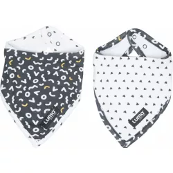 LUMA Bandana slintáček 2 ks - Grey