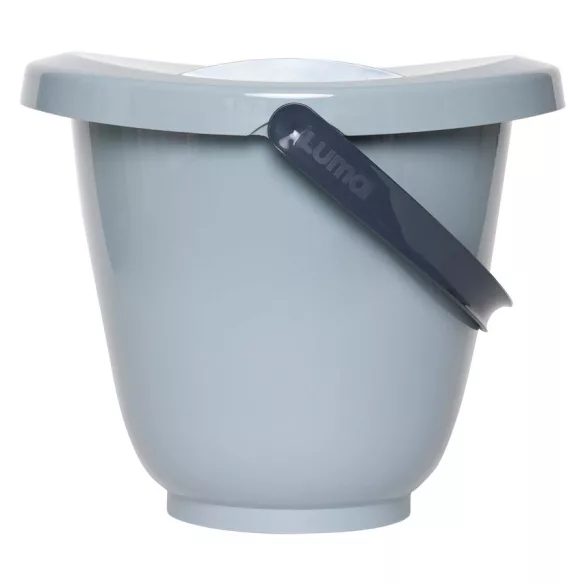 LUMA vedro na plienky s vekom – Iron Blue