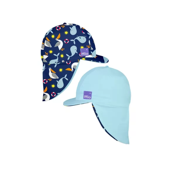 Bambino Mio Detská kúpacia čiapka s UV filtrom UV 50+ veľkosť L/XL - Nautical