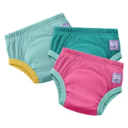   Bambino Mio plienky na odvykanie od plienok pre deti vo veku 2–3 rokov, trojbalenie, Pink