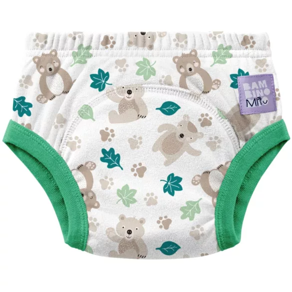 Bambino Mio textilná plienka na odvykanie Bear Hugs pre deti vo veku 2–3 rokov