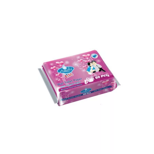 Aquella - Kids vlhký toaletný papier, 60 ks