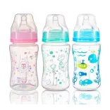 BabyOno umelá fľaša s širokým hrdlom proti kolike 240 ml 403