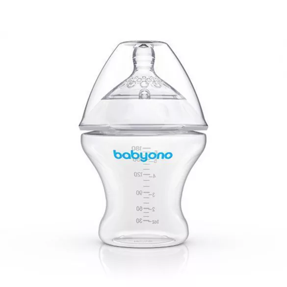 BabyOno Fľaša, Natural Nursing, plastová, Anti-Colic, 180 ml, 1450