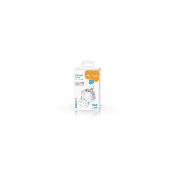 BabyOno Fľaša, Natural Nursing, plastová, Anti-Colic, 180 ml, 1450