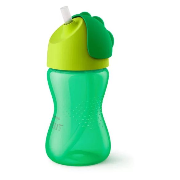 Philips AVENT detský pohárik s pružnou slamkou 300 ml, 12 mesiacov, pre chlapcov