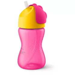   Philips AVENT pohárik s ohybným náustkom 300 ml, 12 mesiacov, pre dievčatá