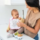 BabyOno Podbradník, froté, s vodoodpudivou vrstvou, rôzne farby, stredný, 832