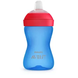   Philips AVENT pohárik s mäkkým náustkom, odolný proti uhryznutiu, 300 ml, od 9 mesiacov, pre chlapcov