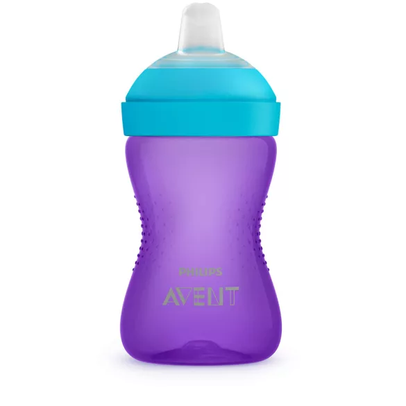 Philips AVENT detský pohárik s mäkkým náustkom, odolný proti uhryznutiu, 300 ml, od 9 mesiacov, pre dievčatá
