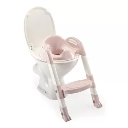 Thermobaby WC sedátko so schodíkmi Kiddy Loo - ružová