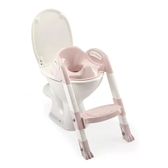 Thermobaby WC sedátko so schodíkmi Kiddy Loo - ružová