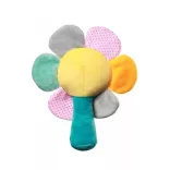 BabyOno hrkálka Rainbow flower, plyšová kvetina, 609