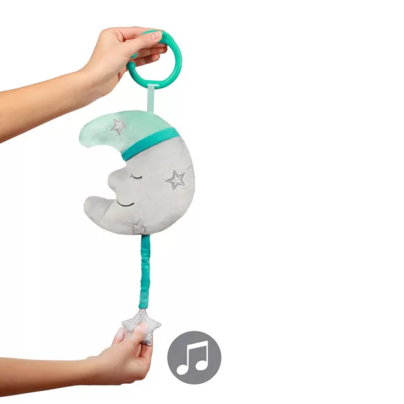 BabyOno Ťahacie hudobné hračky, plyšový mesiac, Happy Moon