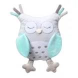 BabyOno Chrastítko Sofia sova, plyšová, 30 cm, v dvoch farbách, 441