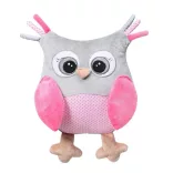 BabyOno Chrastítko Sofia sova, plyšová, 30 cm, v dvoch farbách, 441