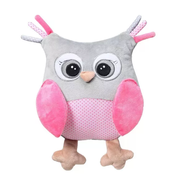 BabyOno Chrastítko Sofia sova, plyšová, 30 cm, v dvoch farbách, 441
