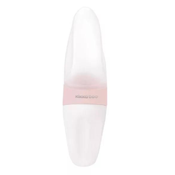 Kikkaboo detská miska so silikónovou lyžičkou, 90 ml – comet pink