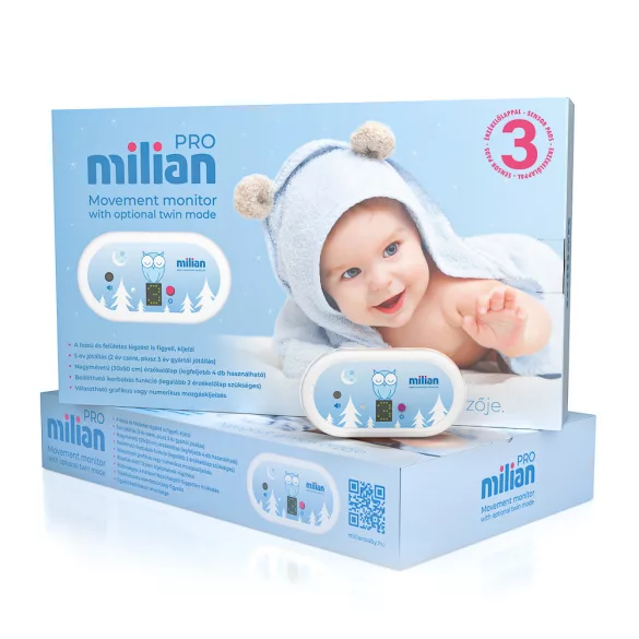 Milian monitor dýchania – PRO s 3 snímačmi