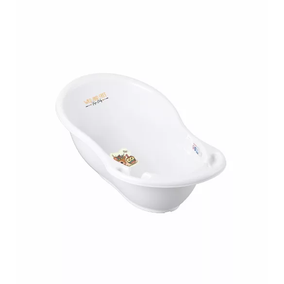 Detská vaňa Tega 86 cm s odtokom, motív „Wild and Free“ – srnka, biela