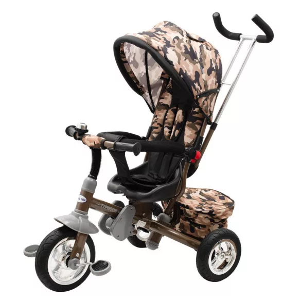 Baby Mix TYPHOON 360° 3v1 trojkolka – armádna