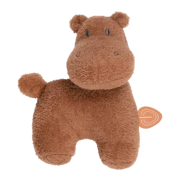 Nattou plyšová hračka s pískacou Susie and Bonnie – Hippo, hroch, hnedá