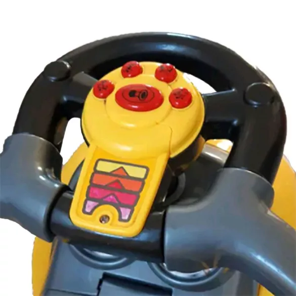 Baby Mix 3 v 1 Mega Car detský kočík s rukoväťou – ružová
