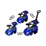 Baby Mix 3 v 1 Mega Car detský kočík s rukoväťou – ružová
