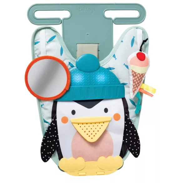 Taf Toys hračka do auta Penguin Play and Kick Car Toy hudobný tučniak 12955