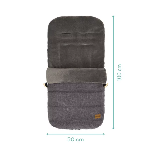 Fillikid fusak do kočíka Lanin – sivá melange 8415-07