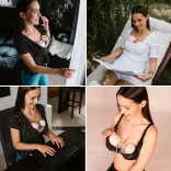 Odsávačka mlieka BabyOno Twinny, elektrická, nositeľná, dvojitá 1002
