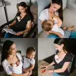 Odsávačka mlieka BabyOno Twinny, elektrická, nositeľná, dvojitá 1002
